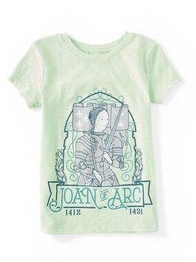 EUC Peek Kids’ Super Rare Joan of Arc Graphic Tee Sz 8